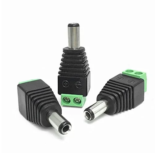 20Pc Maschio e Femmina 2.1×5.5mm Cavo di alimentazione DC Jack… - immagine 3