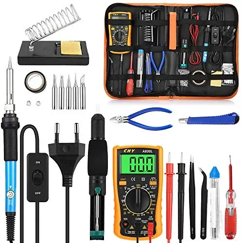 23 in 1 Saldatore Elettrico Stagno Professionale Kit 60W 220V di Saldatura…