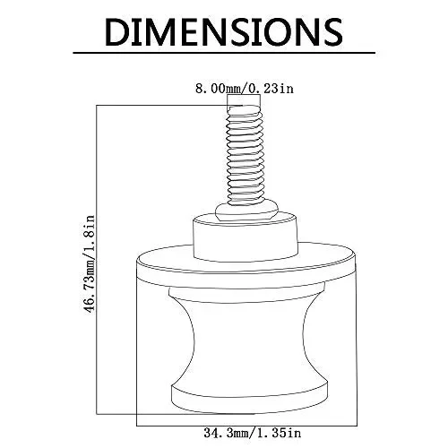 2pcs Nottolini M8 Alza Moto Supporti Per Forcellone Posteriore Rosso - immagine 3