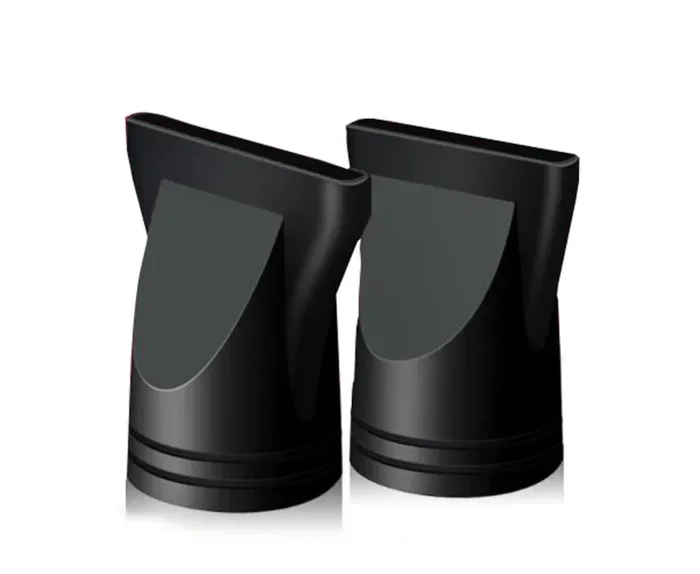 2PCS Professionale Salone Parrucchiere Strumento Asciugacapelli Ugello Ampio Design Plastica Asciugacapelli Ugello Ricambio