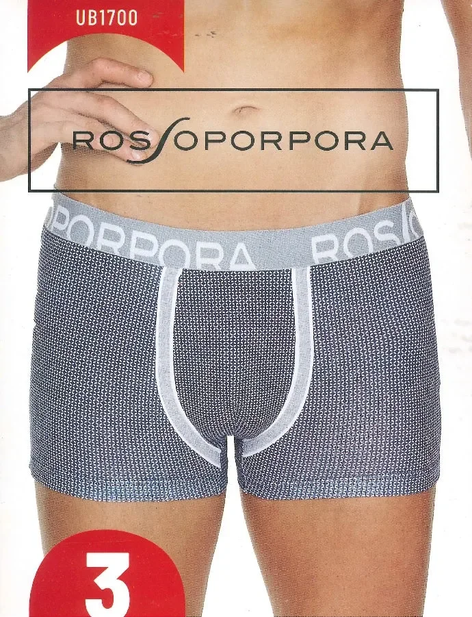 3 BOXER UOMO ROSSOPORPORA ART UB1700 COLORE FOTO MISURA A SCELTA - immagine 3