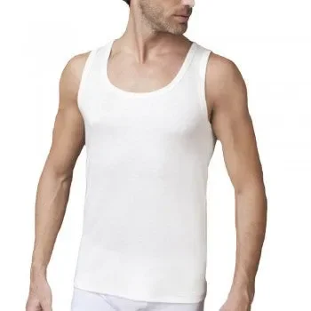 3 Canotte uomo Nottingham in lana cotone art VL18 Moda