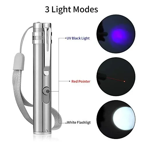 3 in1 500LM mini lampada a ricircolo LED USB in alluminio e lampada… - immagine 2