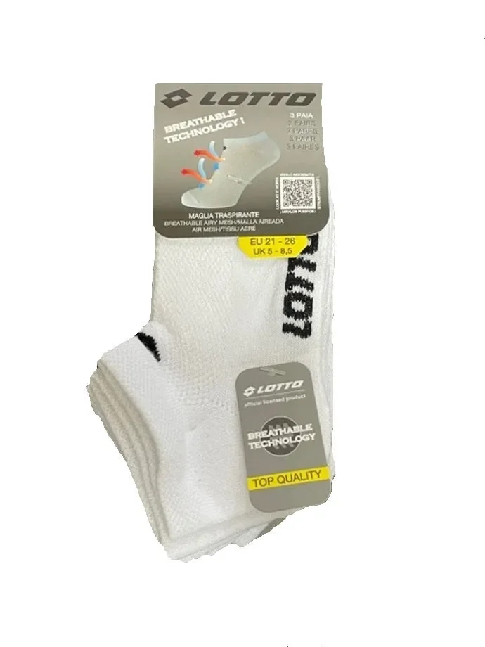 3 paia di calze bambino alla caviglia in cotone lotto art. SHADE_BI col. foto mis. a scelta Fornitura