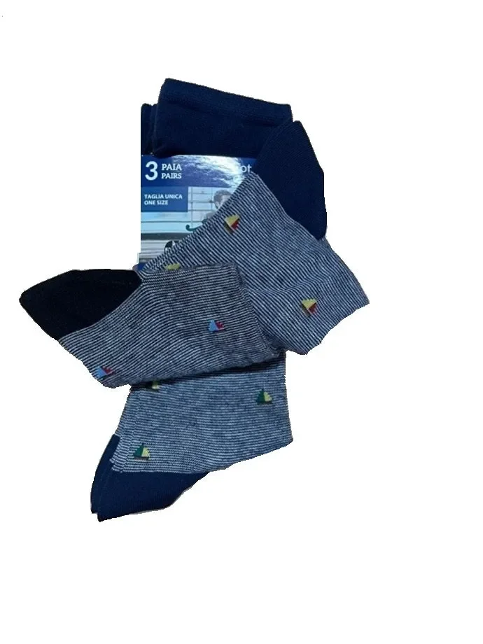 3 paia di calze corte in caldo cotone uomo chrro art. cristian 48ass col. a scelta mis. unica In saldo - immagine 3