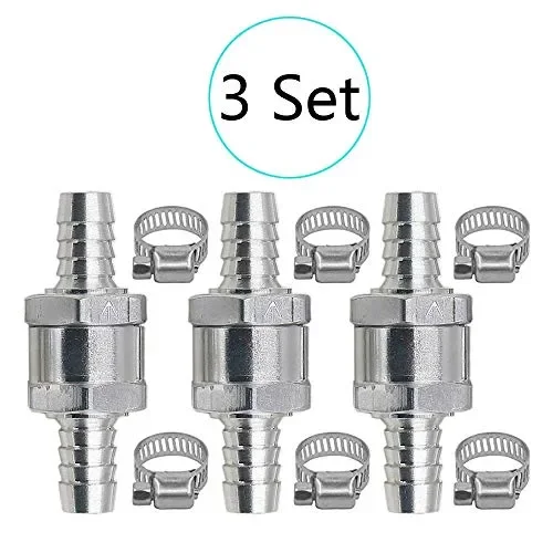 3 pezzi 10mm Valvola di ritegno del Carburante Non Ritorno in Lega di…