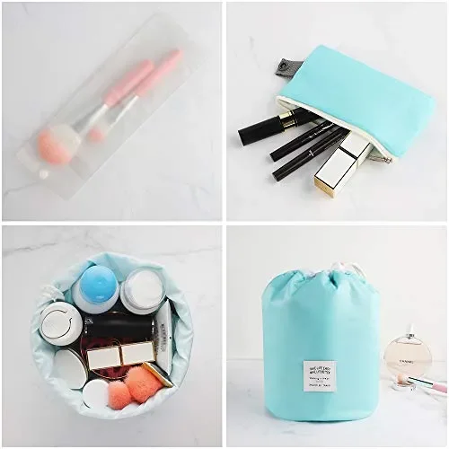 3 Pezzi Cosmetici Borsa da Viaggio,Borsone viaggio cosmetica Borsa… - immagine 3