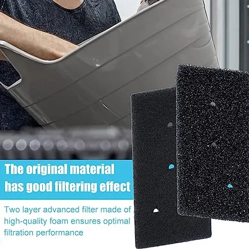 3 Pezzi Filtro Asciugatrice per Whirlpool, Filtro per Bauknecht Privileg Whirlpool 481010716911 Filtro in Spugna per Asciugatrice a Condensazione e a Pompa di Calore 230×115 mm - immagine 3