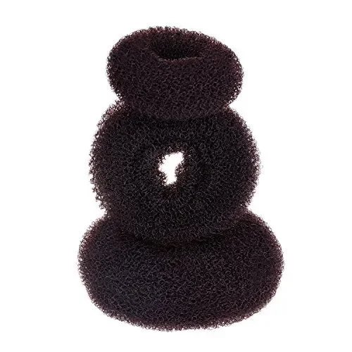 3 Pezzi Set di Chignon Crocchia Ciambella Panino Anello Stile per Capelli… Fornitura - immagine 3
