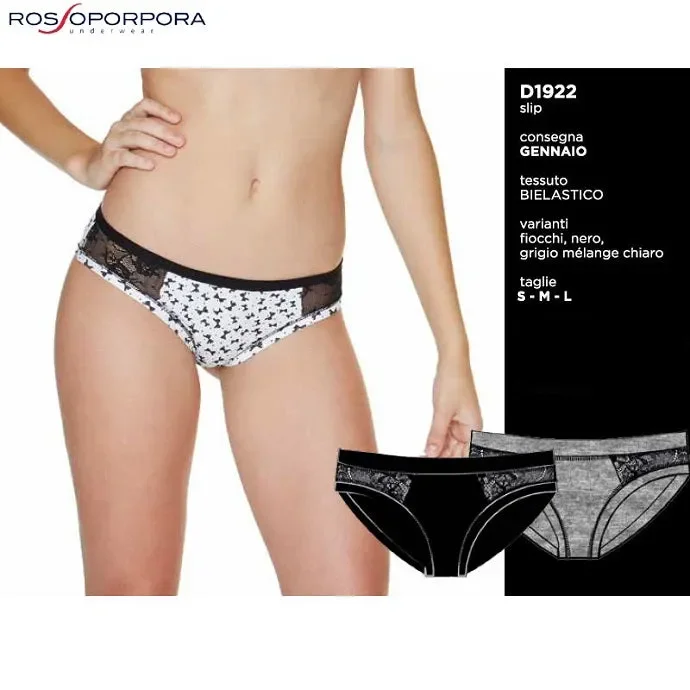 3 SLIP DONNA ROSSOPORPORA ART D1922 COLORE FOTO MISURA A SCELTA