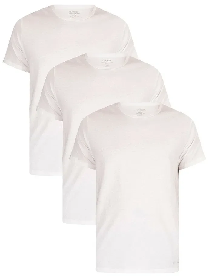 3 t-shirt uomo calvin klein art nb4011e 100 colore foto misura a scelta