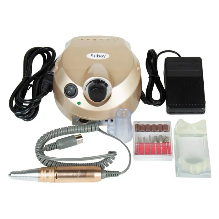 30.000 Giri Fresa per Ricostruzione Unghie Professionale Bassa d’oro - immagine 2