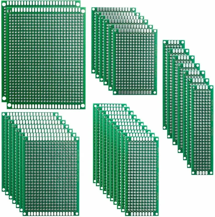 32 x Basetta millefori per progetti prototipi elettronica, Circuito stampato