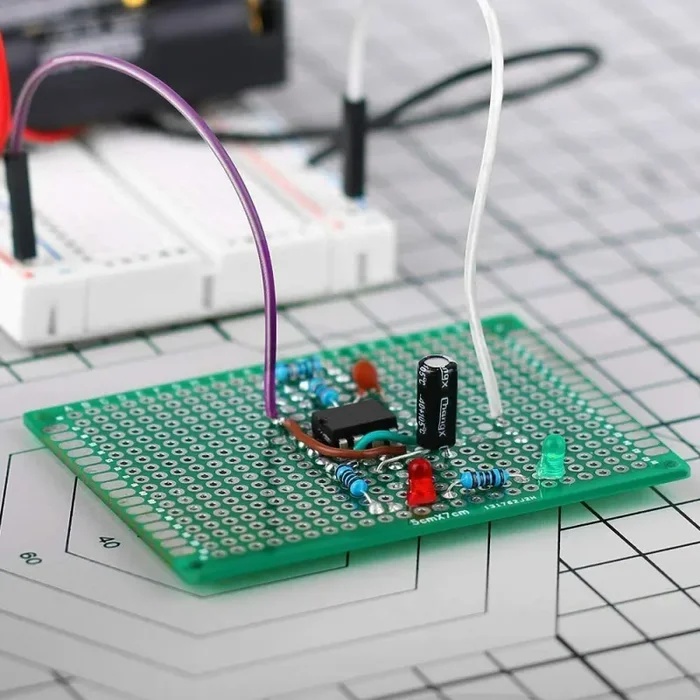 32 x Basetta millefori per progetti prototipi elettronica, Circuito stampato - immagine 2