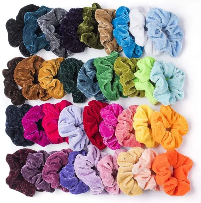 36 Pz Capelli Scrunchies Velluto Elastico Fasce per Capelli Scrunchy Cravatte Capelli Corde Scrunchie per le Donne Ragazze (36 colori) Sconti