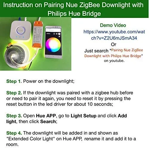3A Smart Zigbee RGBW apparecchio da incasso per ALEXA controllo vocale e… Saldi - immagine 3
