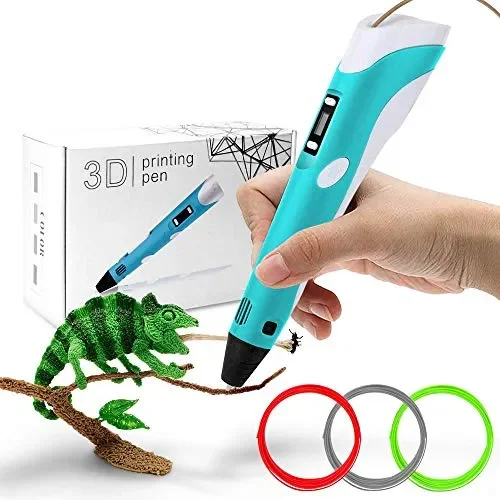 3D Penna Stampa, Pen Intelligent Display LED 3 Colori 3 Colore Sconti