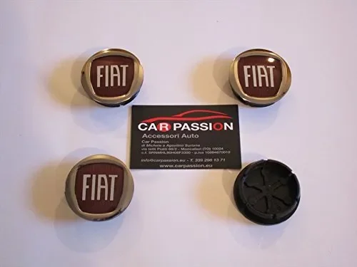 4 COPRIMOZZO FREGI CERCHI FIAT borchie Ø50mm panda GRANDE PUNTO / EVO… Online