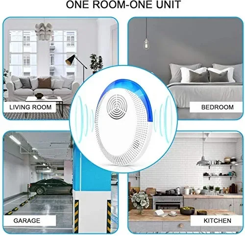 4 Pack Ultrasuoni Repellente per Topi antizanzare ad Anti Zanzare… Fornitura - immagine 3