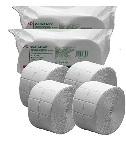 4 Rotoli di cellulosa pretagliata da 500 pezzi ciascuno, alta 4×500 Vendita calda online