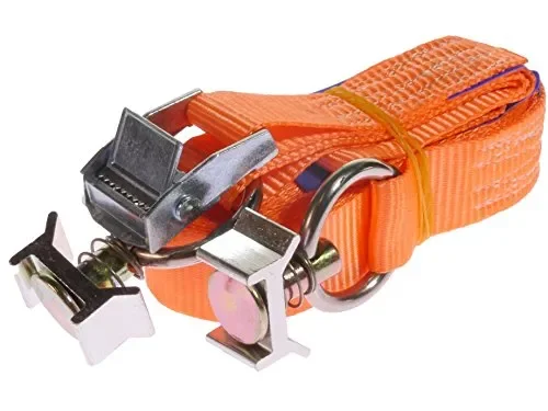 4 x 250 kg 5 m Cinghie di fissaggio per Binario fermacarico airline Cinghie… - immagine 3