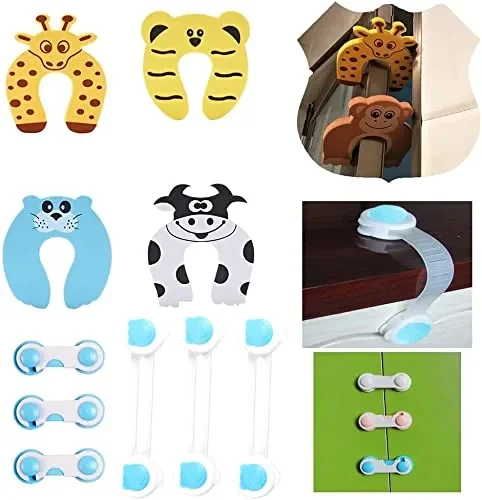 40 Pcs Kit Di Sicurezza Per Bambini Chiusure Sicurezza Bambino Chiusure Di Sicurezza 16 Serrature Di Sicurezza 12 Protezioni Di Sicurezza Per Bambini 8 Protezioni Prese 4 Protezioni Per Porte Per Bebè - immagine 2