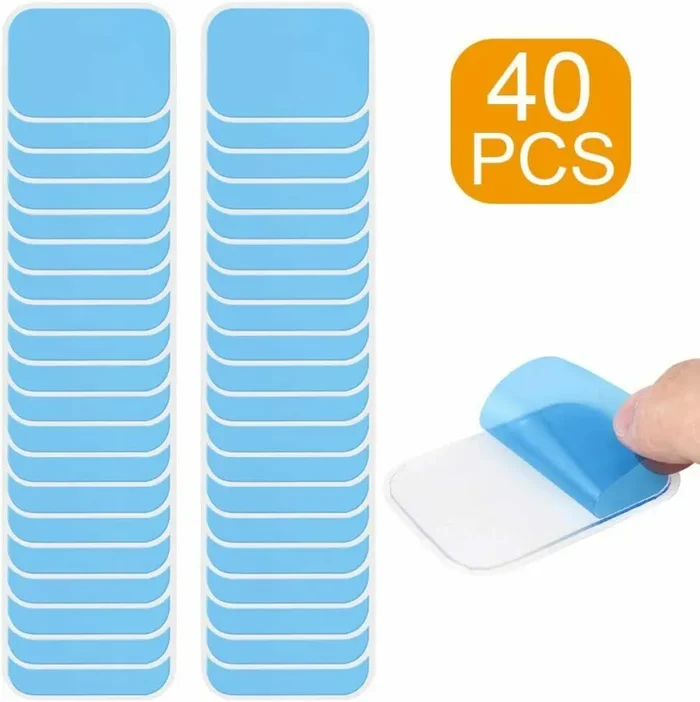 40 x Adesivi PAD in gel di ricambio per elettrostimolatore, EMS ABS gel training