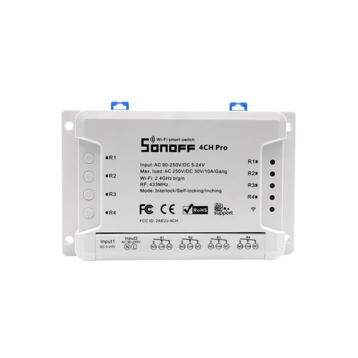 4CH Pro R2-Interruptor inteligente 4 Gang, Interruptor de Sonoff PRO R2 Vendita calda online