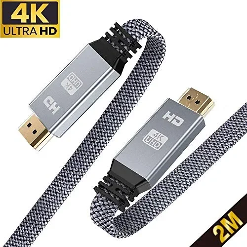 4K@60HZ Cavo HDMI 2M, Snowkids Piatto 2.0 ad Altissima Velocità 2m In saldo