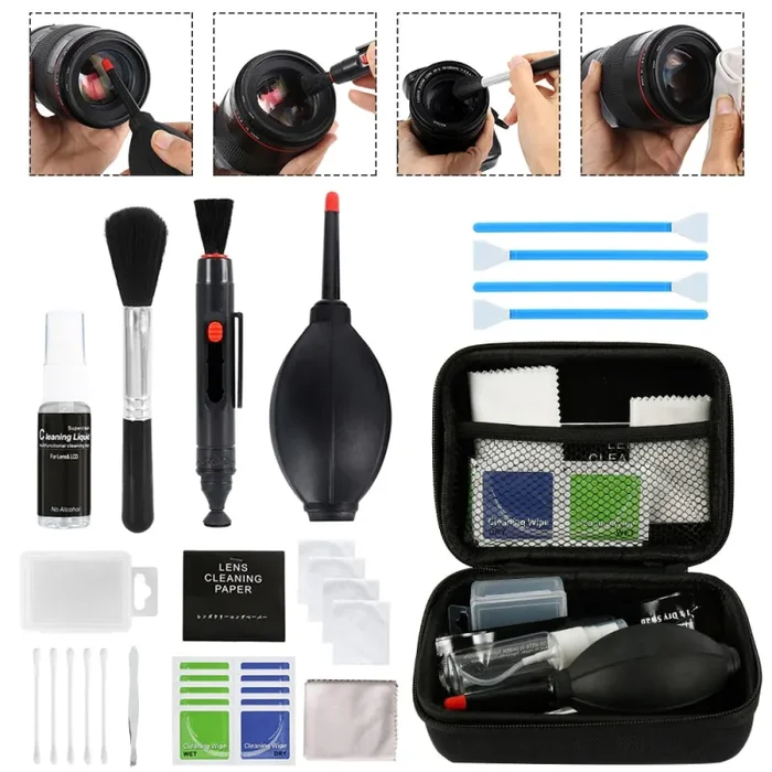 5-46pcs Camera Cleaner Kit DSLR Lens Digital Camera Sensor Cleaning Kit for Sony Fujifilm Nikon Canon SLR DV Cameras Clean Set
