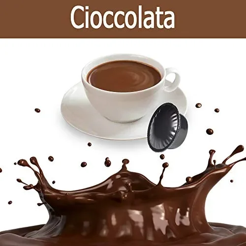 50 Capsule Cioccolata Compatibili Lavazza A Modo Mio – Bevanda Solubile in… Saldi - immagine 2