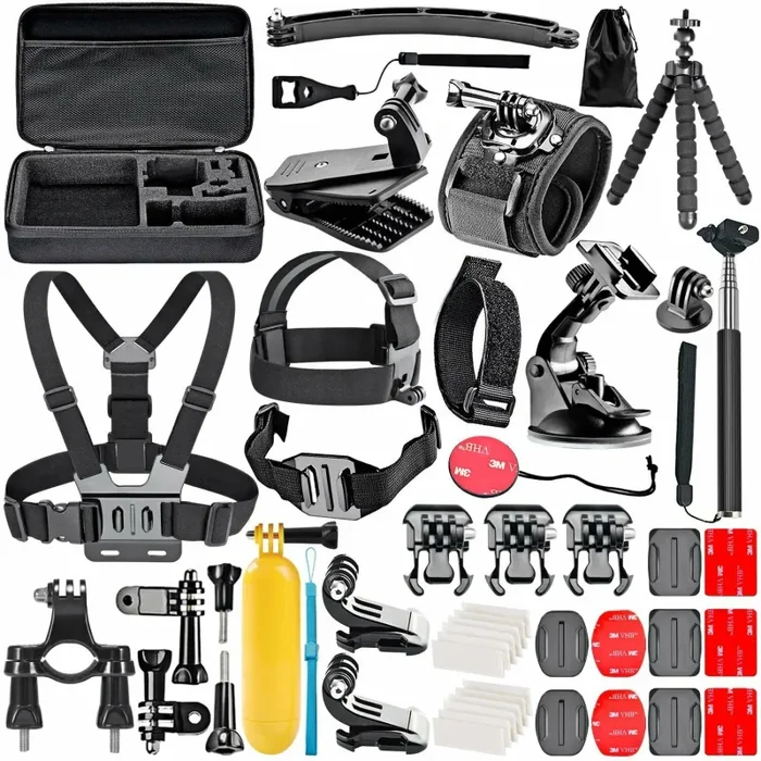50-in-1 Accessori Kit per GoPro Hero 8 7 6 5 4 Black Max fusion DJI AKASO APEMAN