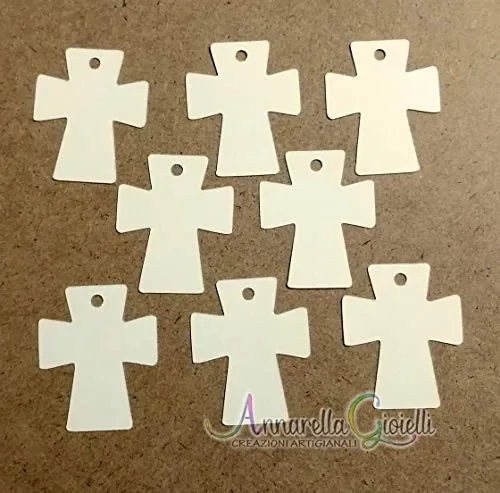 50 pezzi cartellini Avorio per Prima Comunione, Cresima, 38×46 millimetri,…