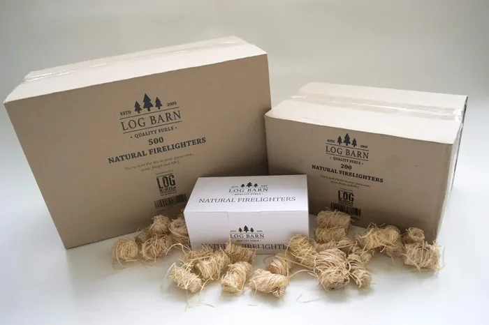 500 accendifuoco in legno naturale ecologico, 500 lana, per scatola. Ideale… - immagine 2