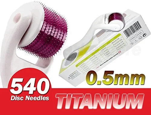 (540 mm) Tmt bianco micro Needle roller System Titanium per rughe,… - immagine 2