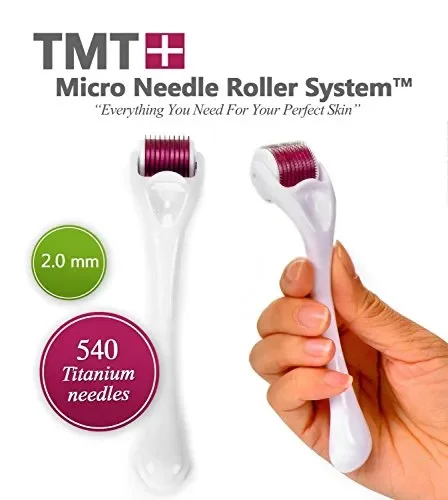 (540 mm) Tmt bianco micro Needle roller System Titanium per rughe,… - immagine 3