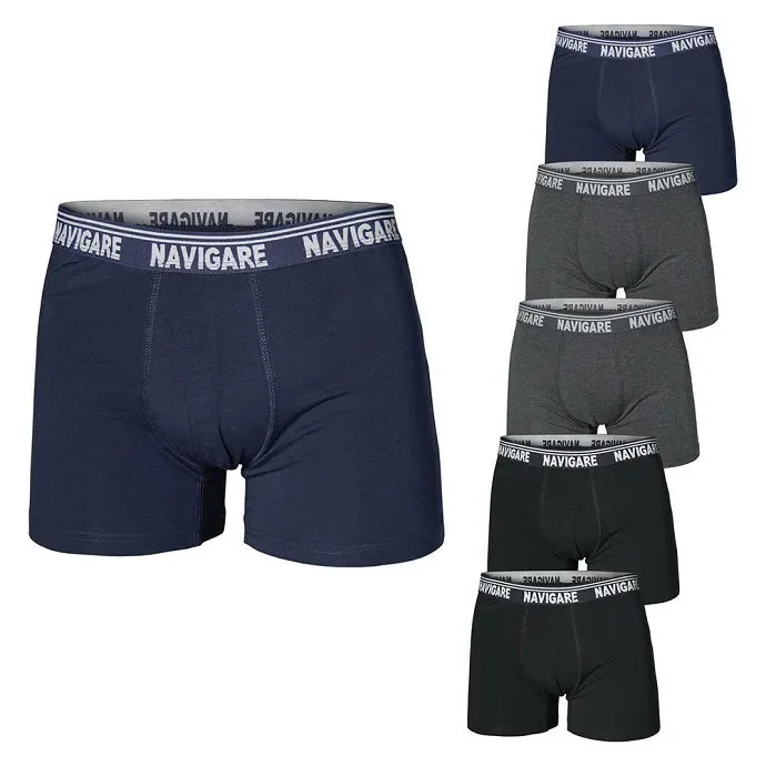 6 boxer uomo in cotone elasticizzato con elastico esterno art 573E colore e misura a scelta