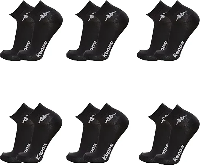 6 calzini unisex in cotone elastico Kappa art K004 colore e misura a scelta