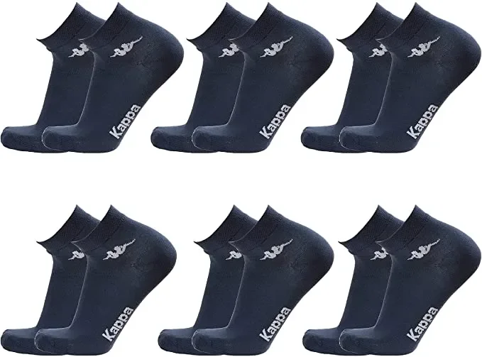 6 calzini unisex in cotone elastico Kappa art K004 colore e misura a scelta - immagine 2