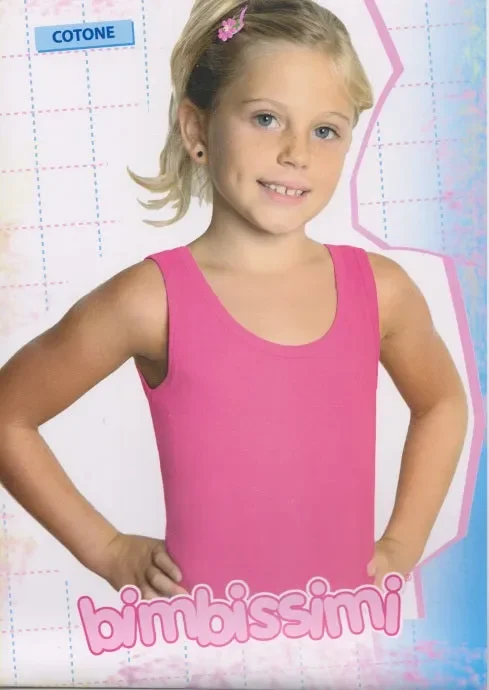 6 CANOTTE BIMBA BIMBISSIMI IN COTONE ART. VL71B-AS1 COL. ASSORTITI MIS. A SCELTA