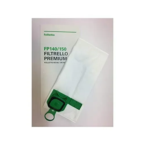 6 SACCHETTI ORIGINALI PER FOLLETTO VK 140 150 ASPIRAPOLVERE VORWERK ORIGINALE