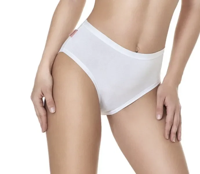 6 slip midi donna in morbido cotone bielastico Coconuda art CN700 colore e misura a scelta - immagine 3
