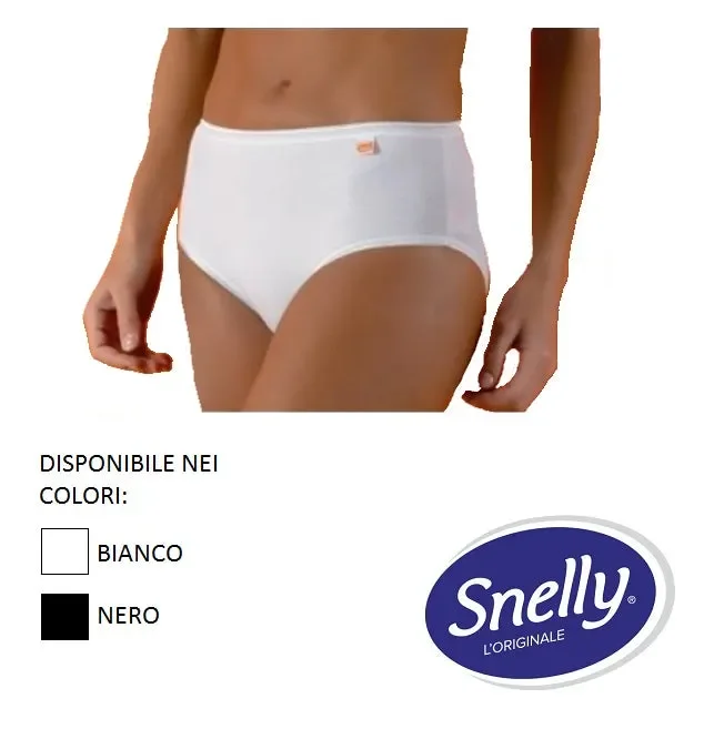 6 SLIP MIDI DONNA SNELLY IN COTONE ART. 1395 COL. E MIS. A SCELTA