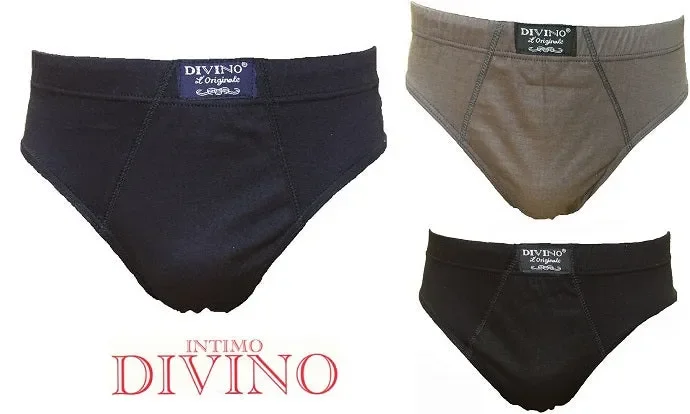 6 SLIP UOMO DIVINO IN COTONE ART. 76 EXTRA COL. ASSORTITI MIS. A SCELTA