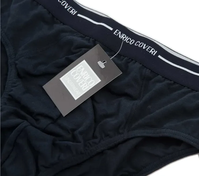 6 slip uomo Enrico Coveri art ES1000BLU