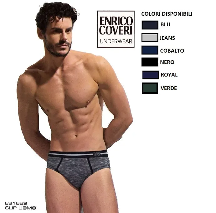 6 SLIP UOMO ENRICO COVERI ART ES1669 COLORE FOTO MISURA A SCELTA Vendita calda online