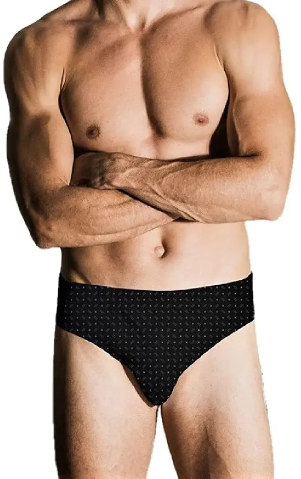 6 Slip uomo in cotone Nottingham art SM765 colore foto misura a scelta