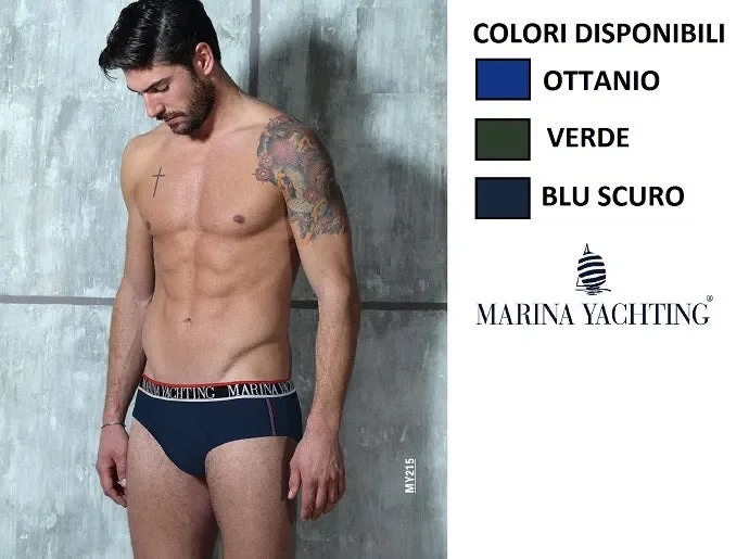 6 SLIP UOMO MARINA YACHTING ART MY215/E COLORE FOTO MISURA A SCELTA