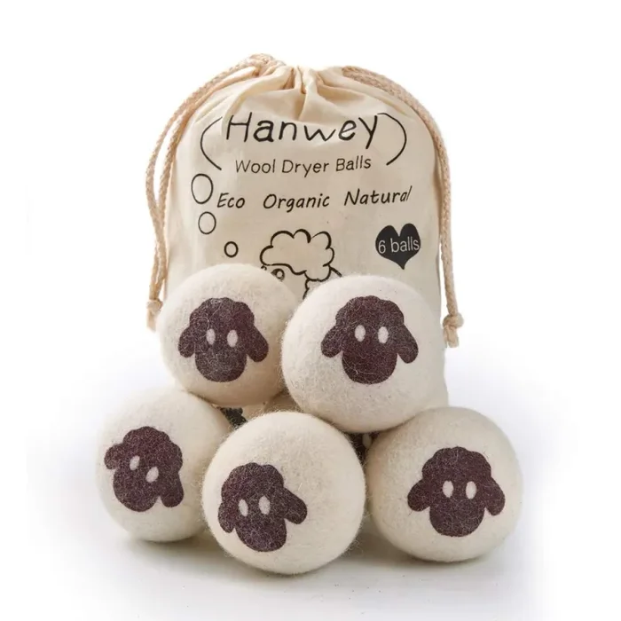 6 XL Palline Asciugatrice, Di Lana per Testa Pecora 1