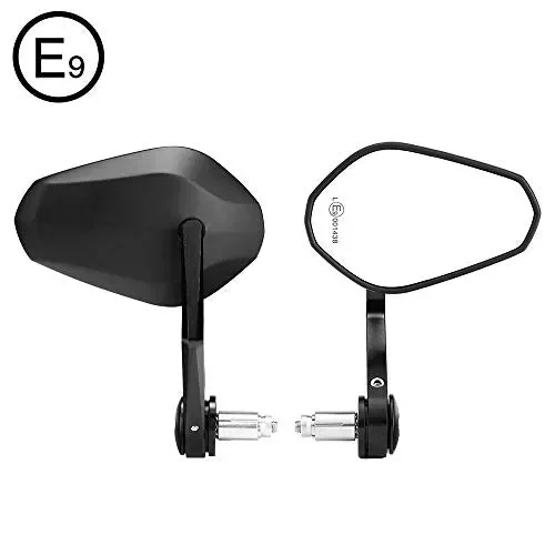 7/8″ 22mm Specchietti Moto Omologati, per Manubrio E9 B Fornitura